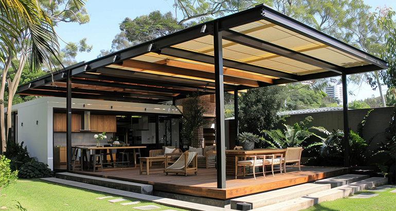 How Custom Awnings Transform Outdoor Living Spaces