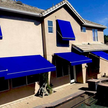 Residential Motorized Retractable Window Awnings